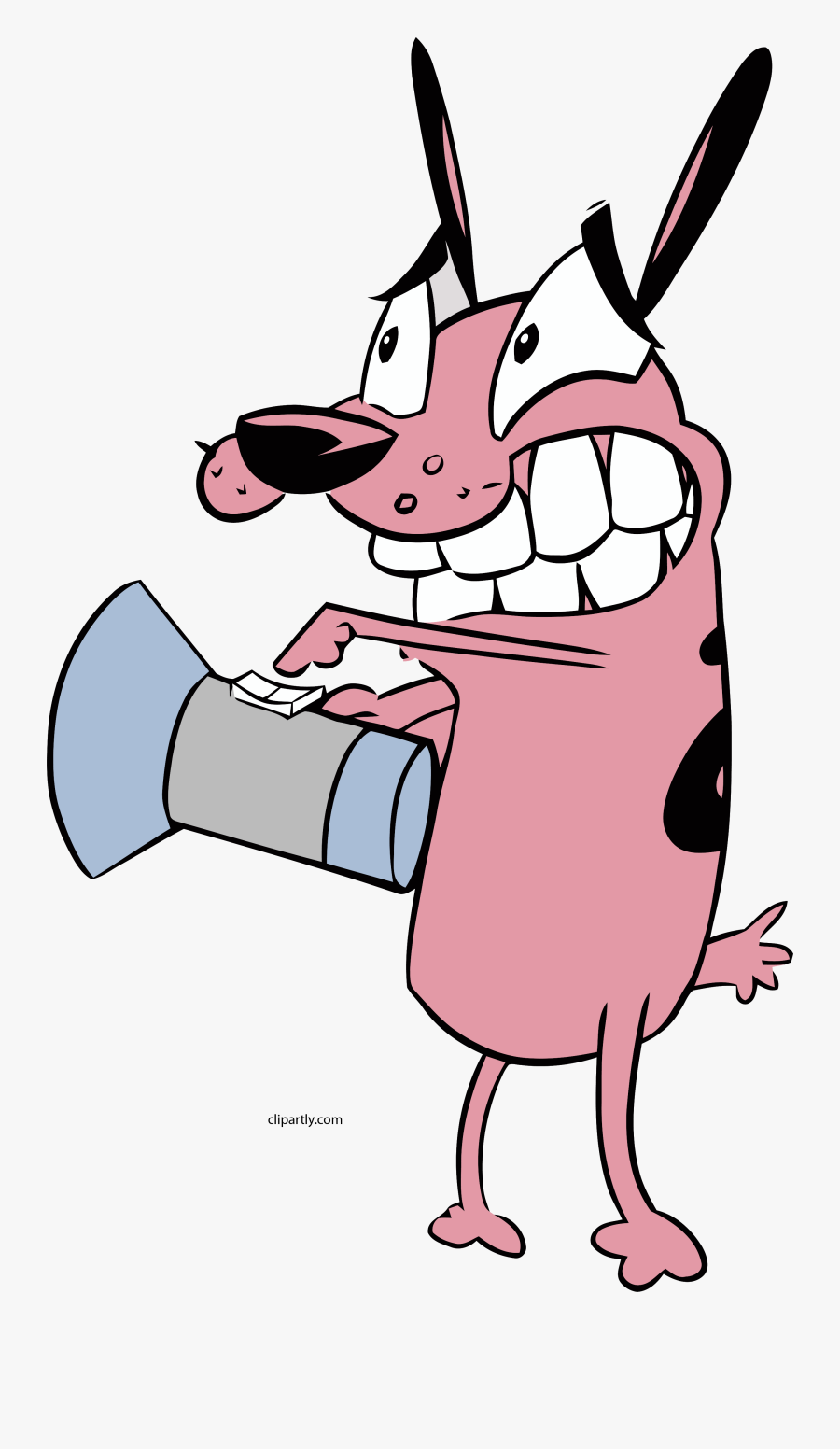 Transparent Courage Clipart - Courage The Coward Cowardly Dog, Transparent Clipart