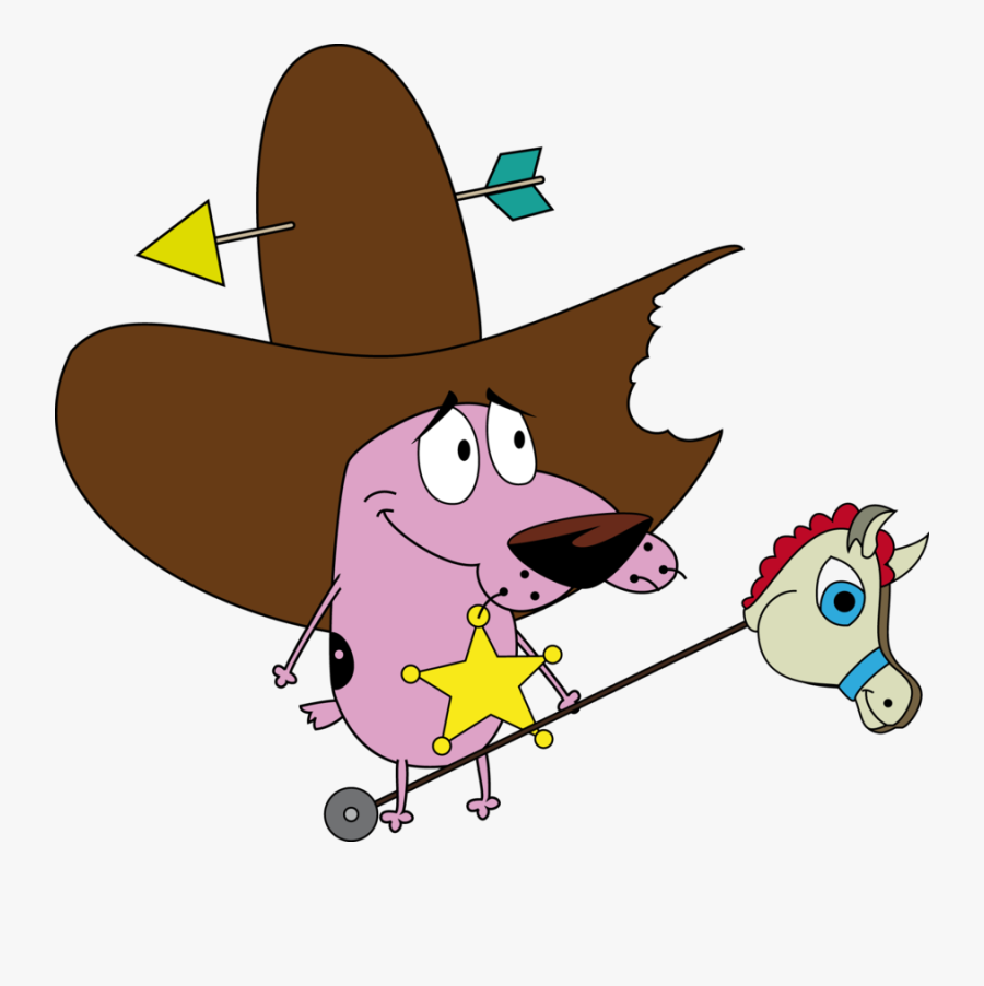 Courage Cowboy By Gth089 On Clipart Library - Courage The Dog Cowboy, Transparent Clipart