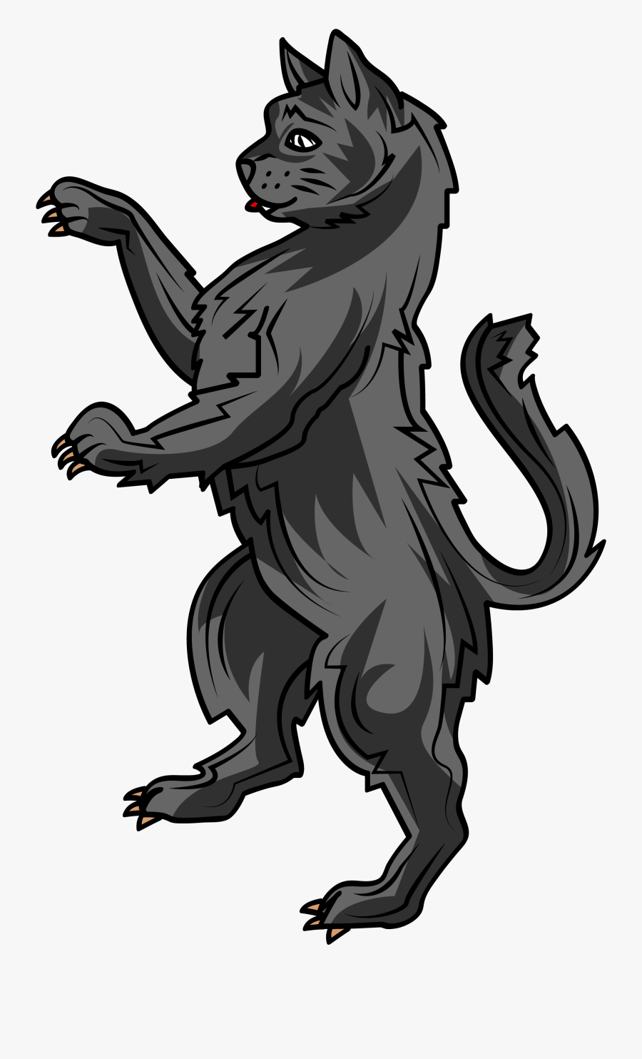 Coat Of Arms Cat Symbol, Transparent Clipart