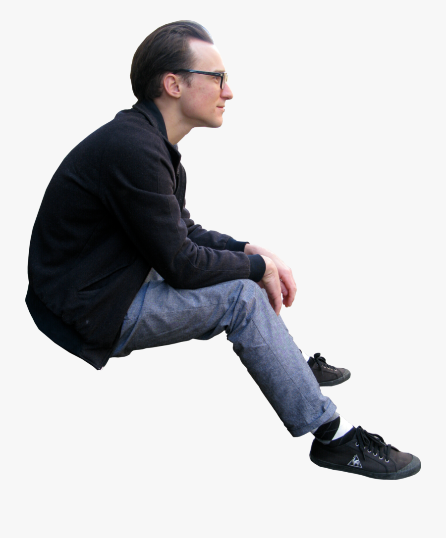 People Sitting Png, Transparent Clipart