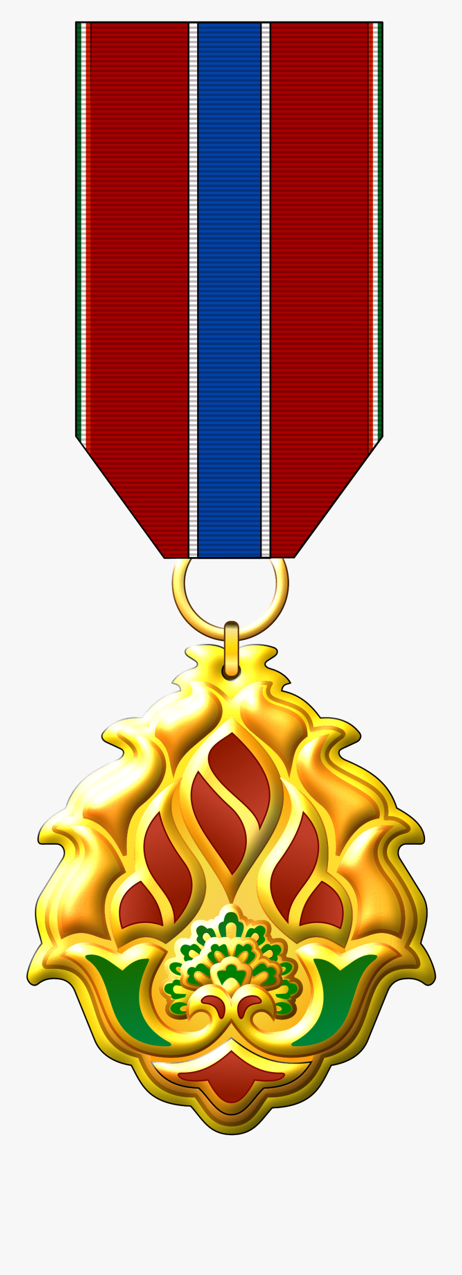 Order Of Courage Iran - Emblem, Transparent Clipart