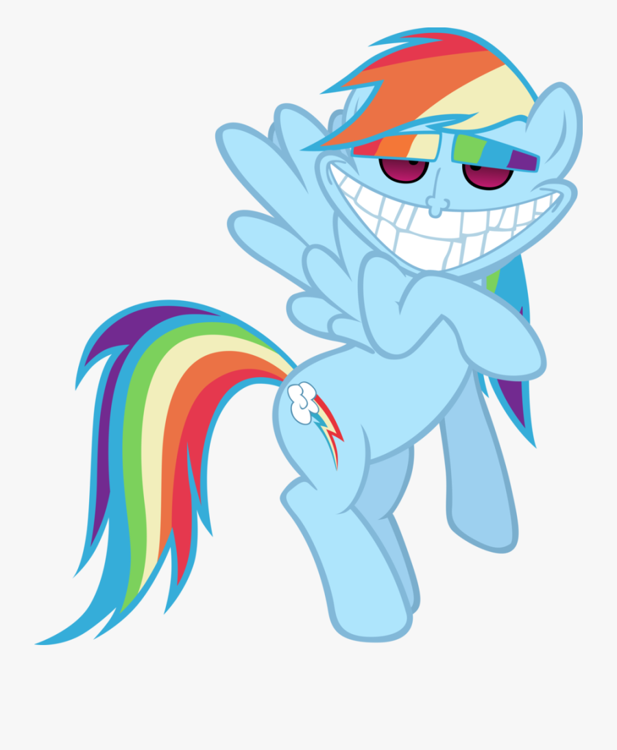 Courage The Cowardly Dog, Freaky Fred, Rainbow Dash, - Rainbow Dash As A Dog, Transparent Clipart