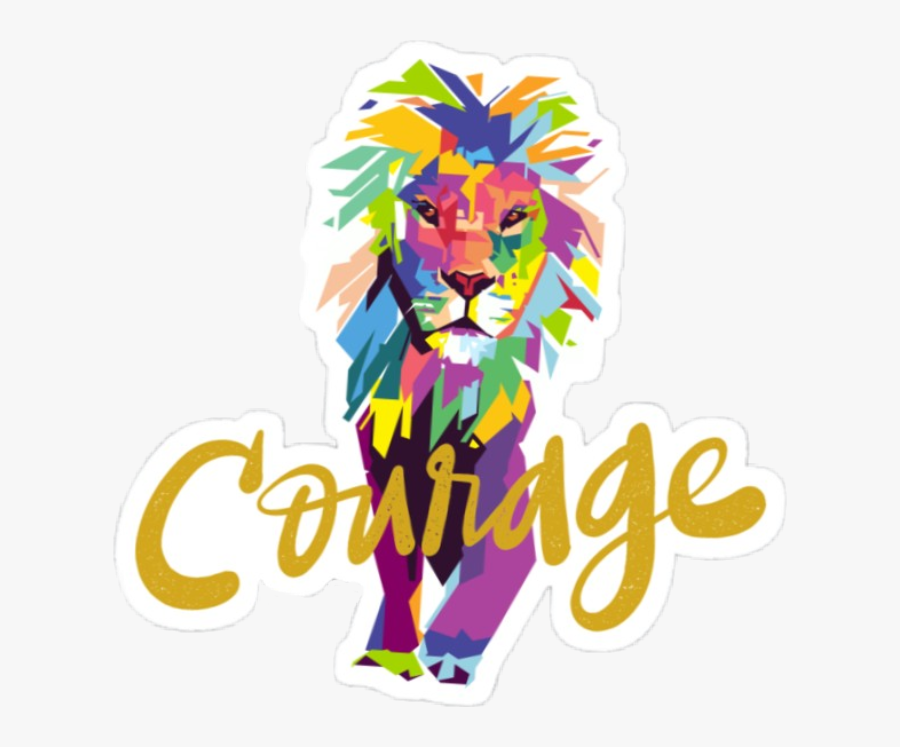 #courage #lion #harrypotter #gryffindor - Illustration, Transparent Clipart