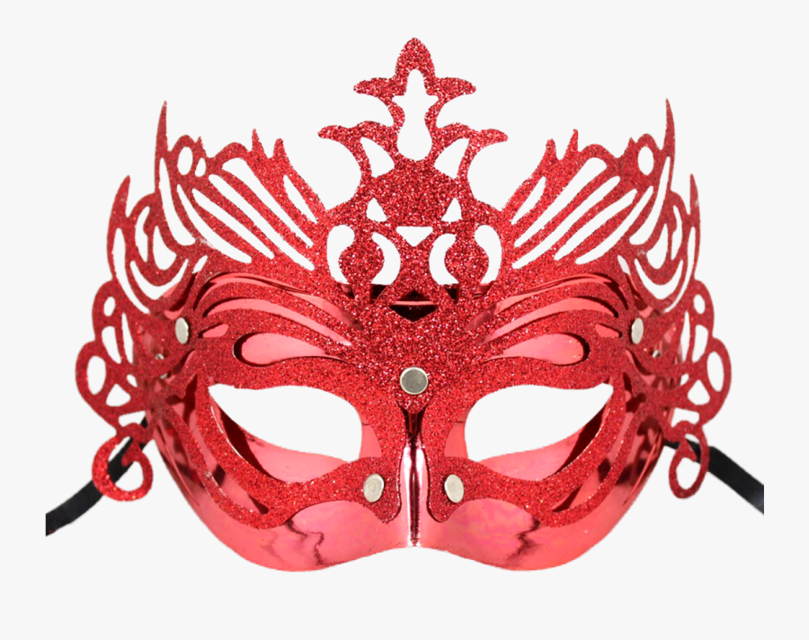 Red Masquerade Mask Png - Blue Party Mask, Transparent Clipart