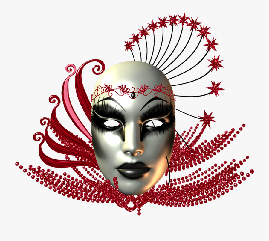 Carnival ~ Mardi Gras Mardi Gras, Halloween Face Makeup, - Png Tube Masque, Transparent Clipart