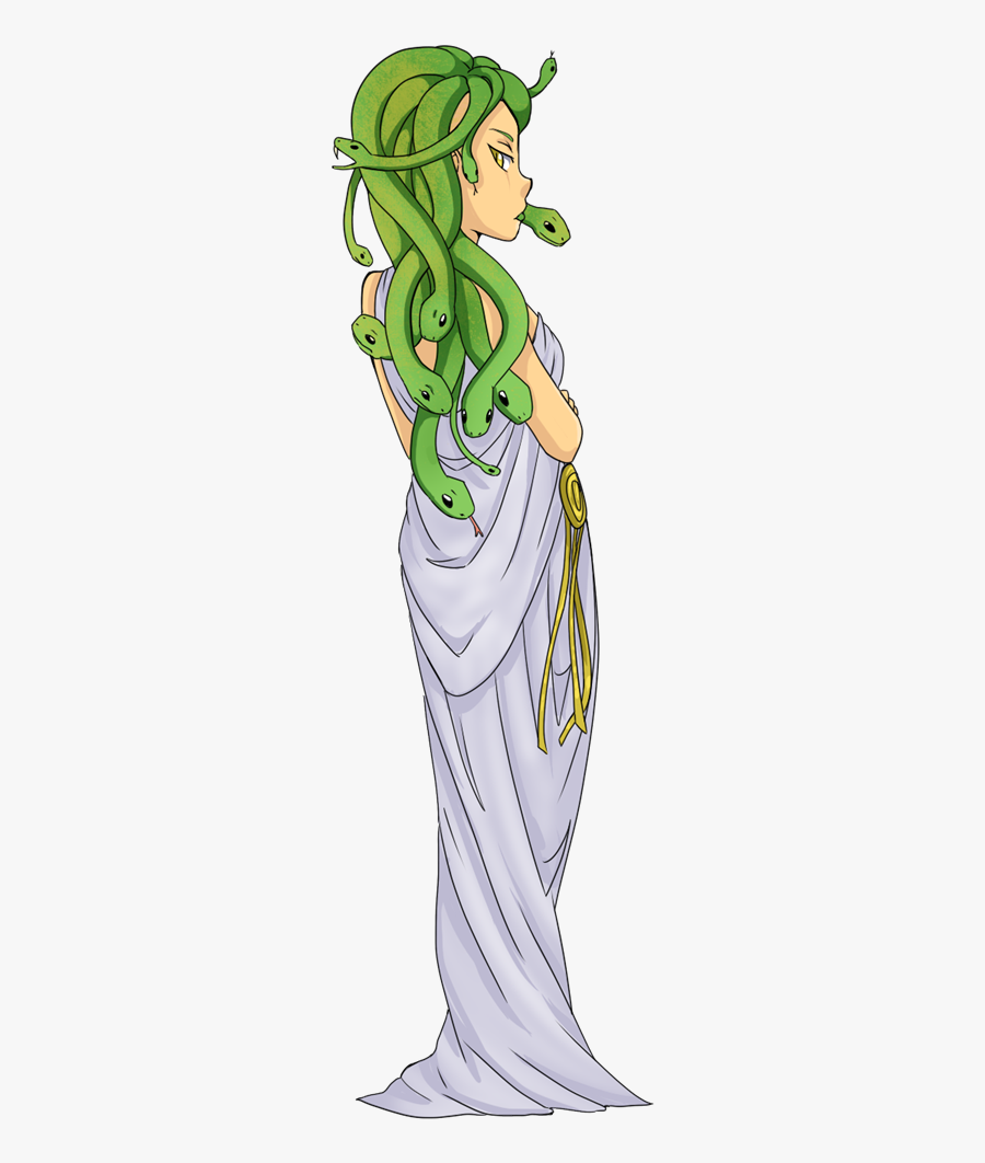 Free To Use &amp, Public Domain Medusa Clip Art - Cartoon Medusa Greek Mythology, Transparent Clipart