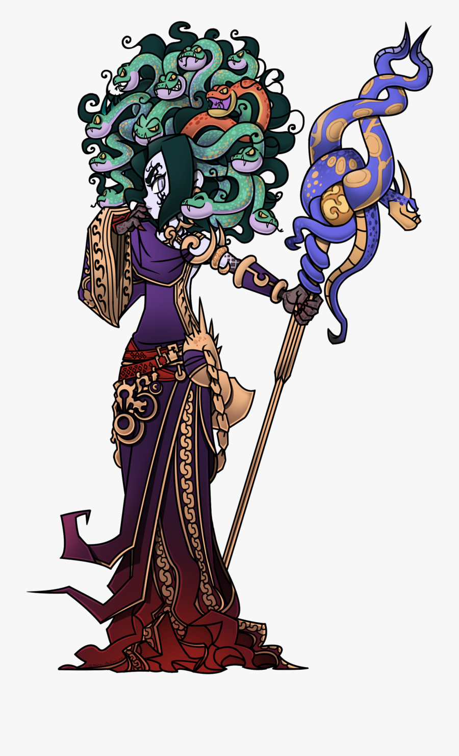 Clip Art Medusa Clipart - Deviantart Medusa Marvel, Transparent Clipart