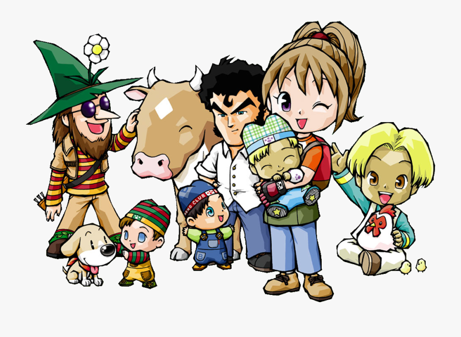 The Harvest Moon Wiki - Harvest Moon Wonderful Life Girl, Transparent Clipart