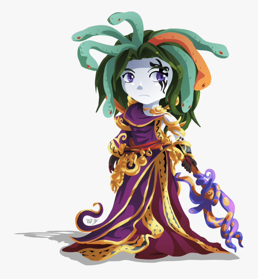 Medusa Clipart Animated - Video Game, Transparent Clipart