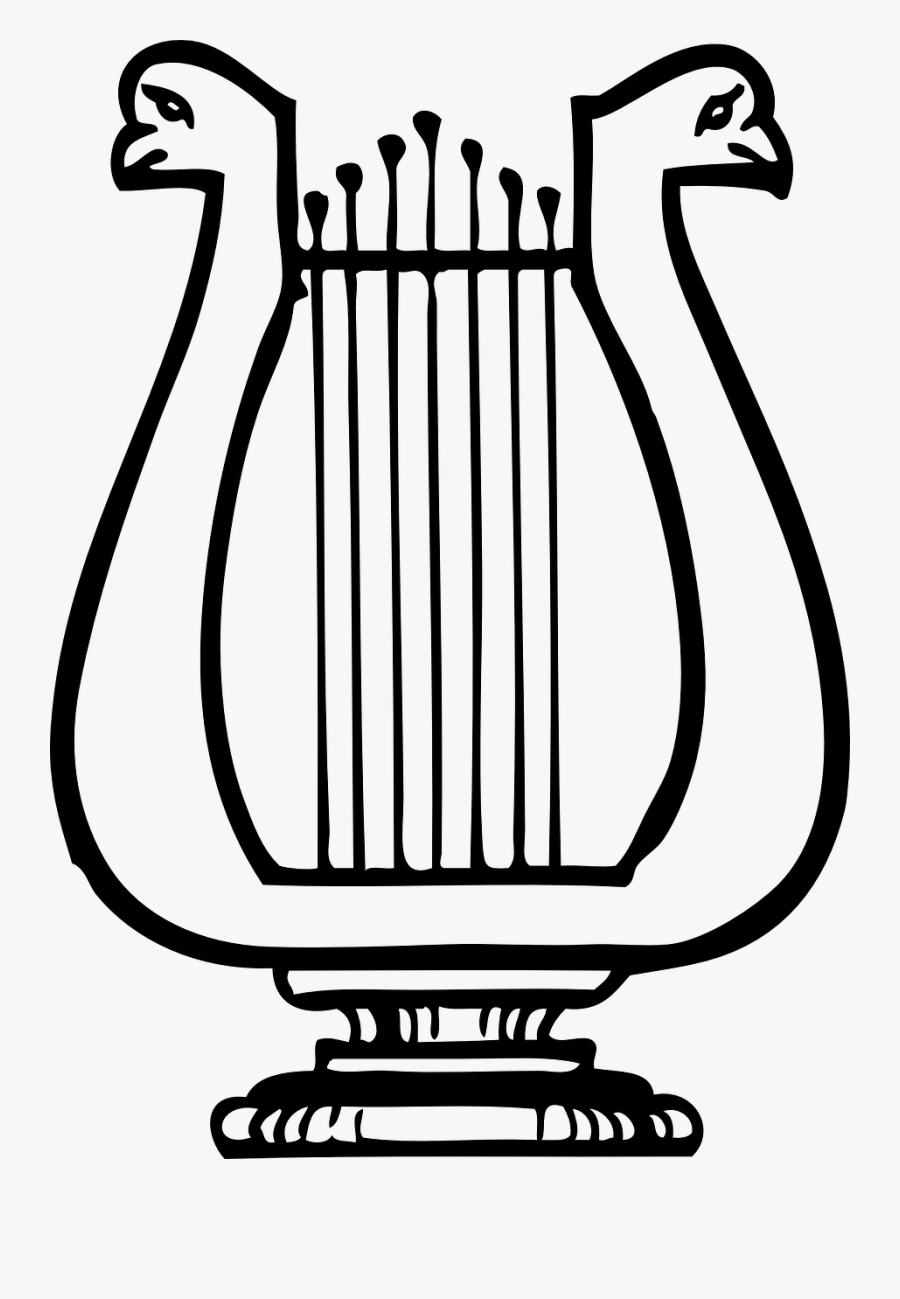 Lyre Clip Art, Transparent Clipart
