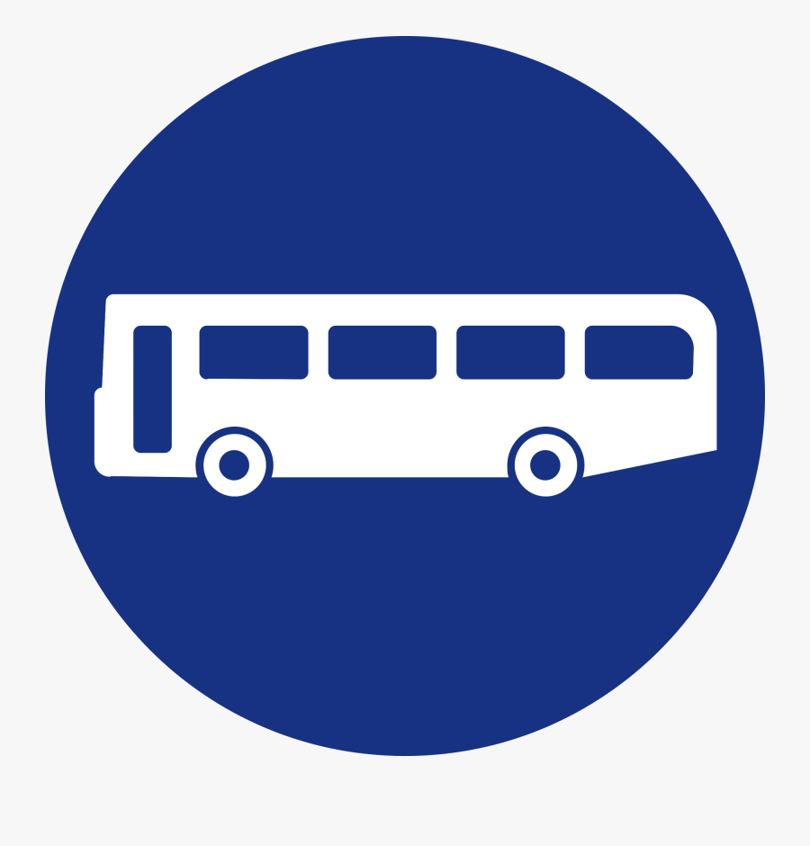 File Mauritius Signs Mandatory - Bus And Taxi Only Sign, Transparent Clipart