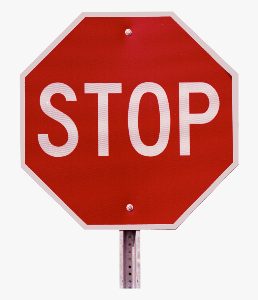 Stop Sign, Transparent Clipart