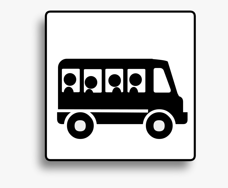 Free Clipart - Free Vector Bus Icon, Transparent Clipart