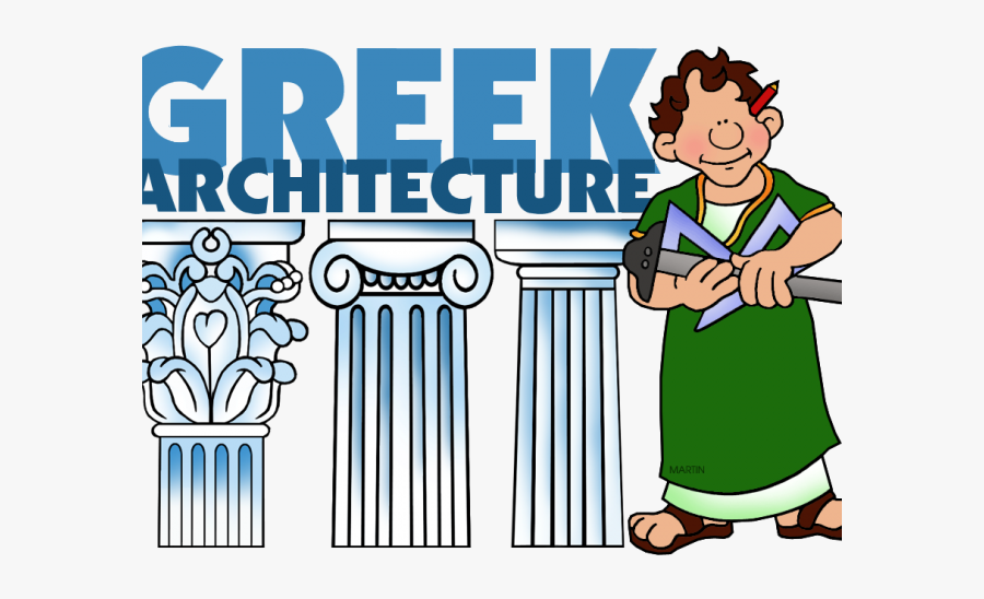 Architecture In Ancient Greece Clipart, Transparent Clipart