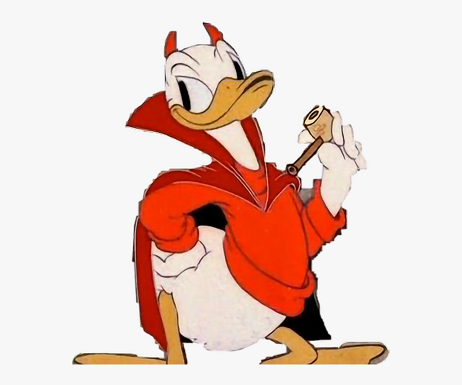 Transparent Disney Halloween Clipart - Donald Duck Devil, Transparent Clipart