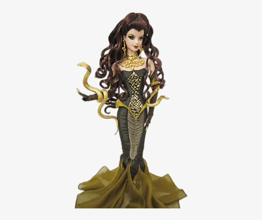 Medusa Barbie Doll, Transparent Clipart