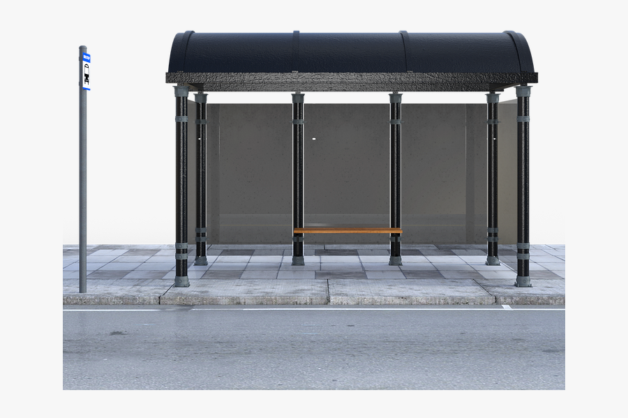 Transparent Bus Station Clipart - Bus, Transparent Clipart