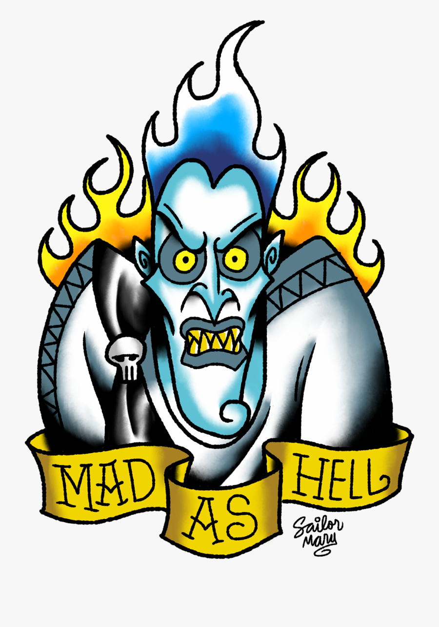 Transparent Disney Halloween Clipart - Tattoo Old School Disney, Transparent Clipart