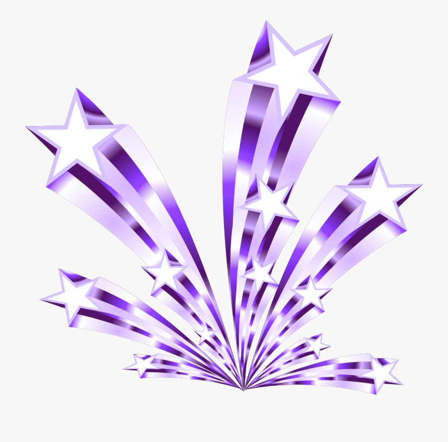 Purple Star Transparent, Transparent Clipart