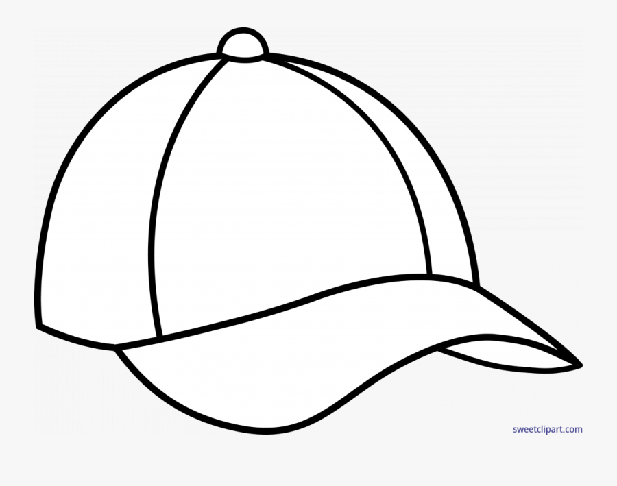 Cartoon Baseball Cap Drawing, Transparent Clipart