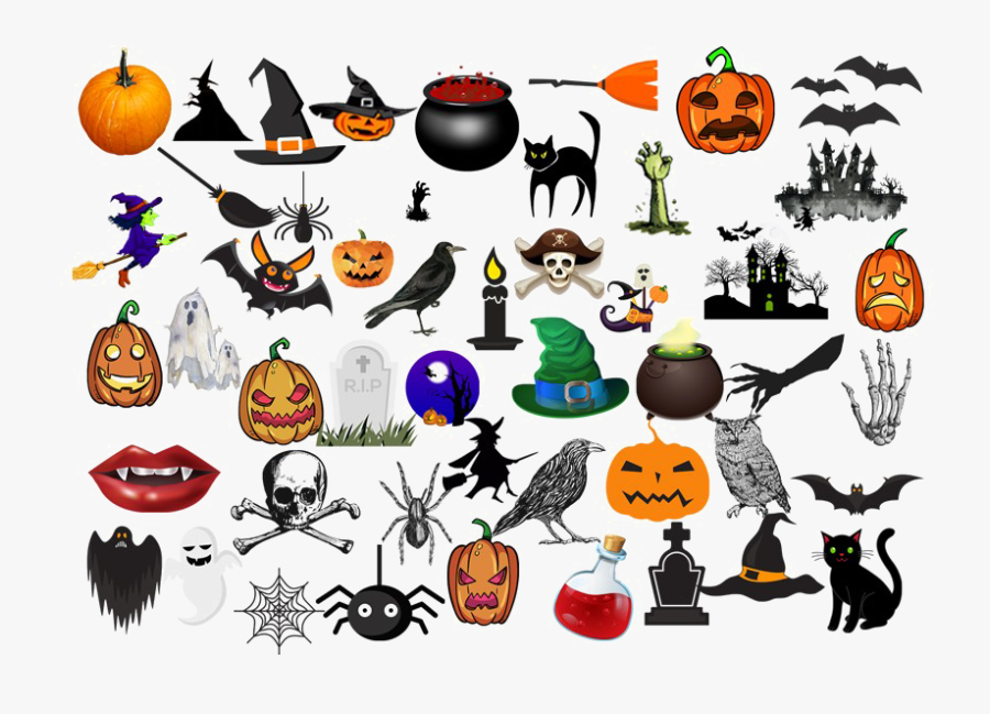 Halloween Elements Png Clipart - Halloween Elements, Transparent Clipart