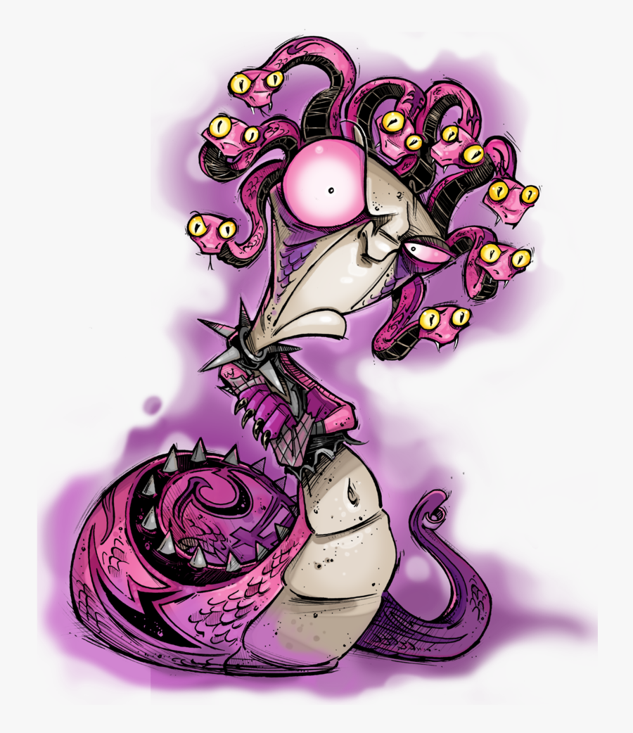 Transparent Medusa Png - Illustration, Transparent Clipart