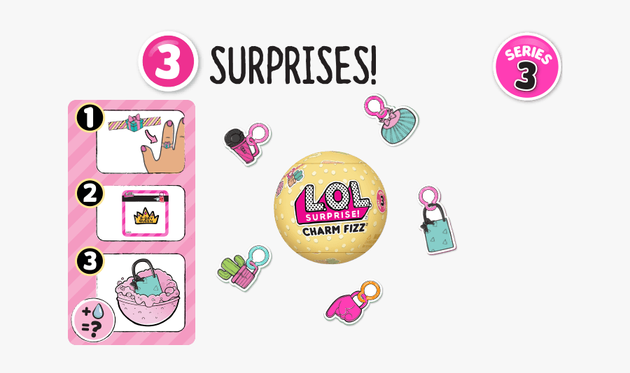 Charm Fizz Accessories - Lol Surprise Doll Accessories, Transparent Clipart