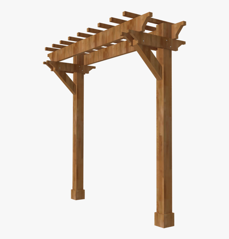 Pergola Fence Deck Garden Buildings Backyard - Pergola Transparent Png, Transparent Clipart