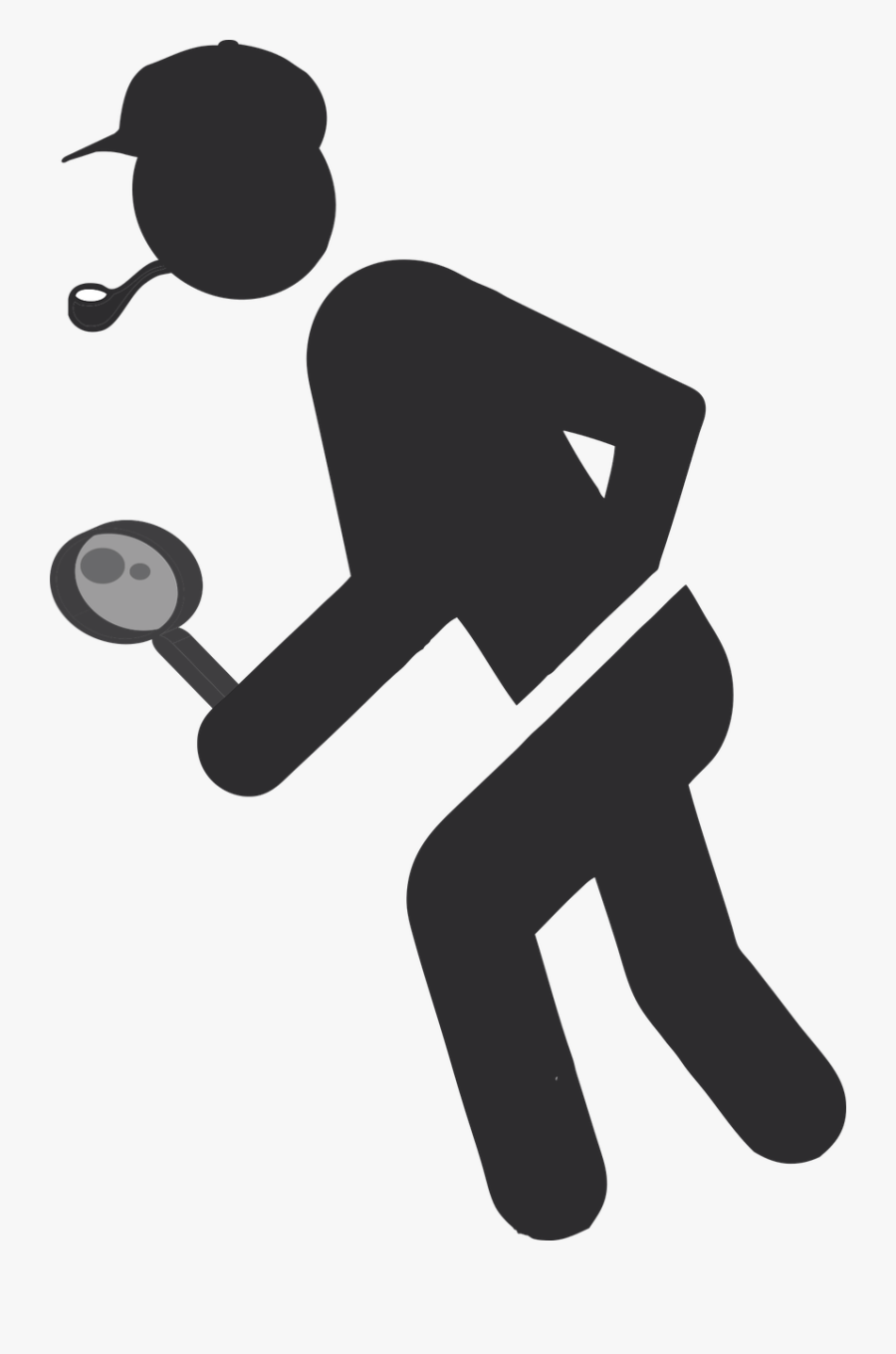 Sherlock Holmes Pictogram Vector Free Picture - Sherlock Pictogram, Transparent Clipart