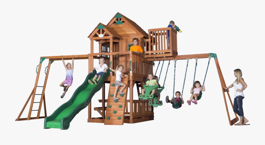 Clip Art Backyard Discovery Woodridge Ii - Backyard Discovery Skyfort Ii, Transparent Clipart