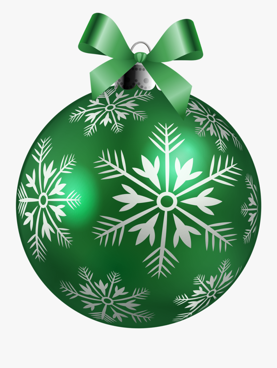 Transparent Green Christmas Ribbon Png - Green Christmas Balls Clipart, Transparent Clipart