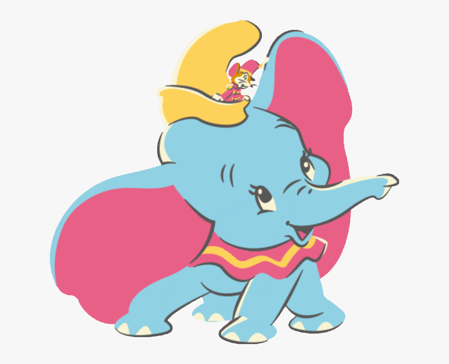 #dumbo #disney #elephant - Dumbo Line, Transparent Clipart