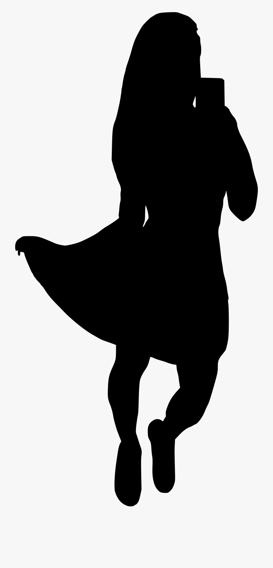 Transparent Taking Selfie Png - Silhouette, Transparent Clipart