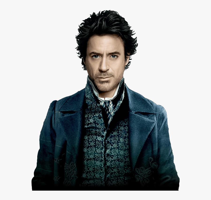 Robert Downey Jr Sherlock Holmes Portrait - Sherlock Holmes Movie Hero, Transparent Clipart