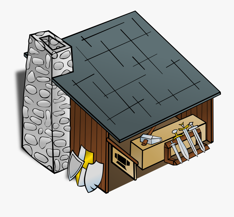 Free Buildings Clipart - Blacksmith Clipart, Transparent Clipart