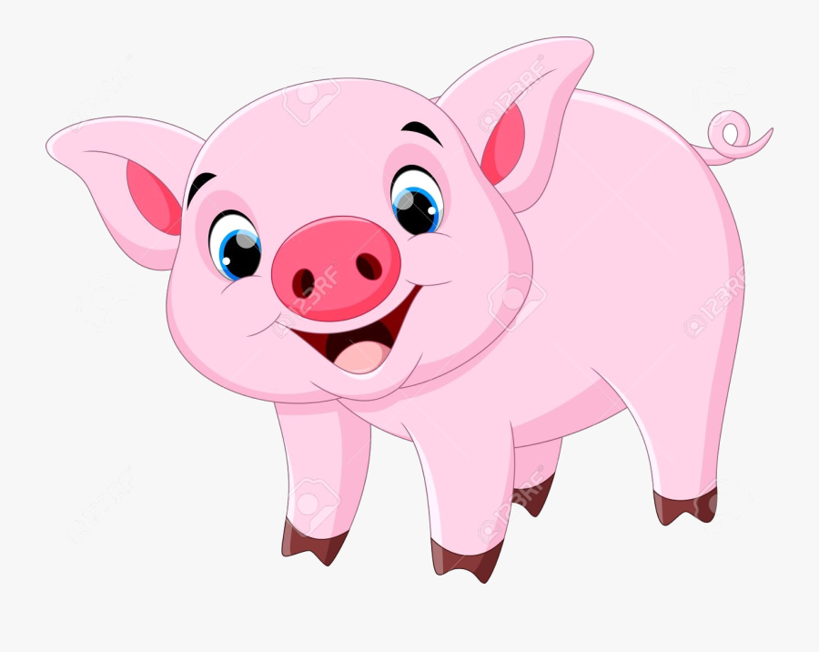 Pig Clipart Cute Cartoon Pigs Thanhhoacar Com Transparent - Pig Clipart, Transparent Clipart