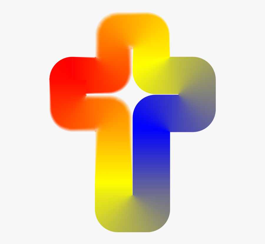 Desktop Wallpaper Catholic Christ Christian Chromatic - Cross, Transparent Clipart