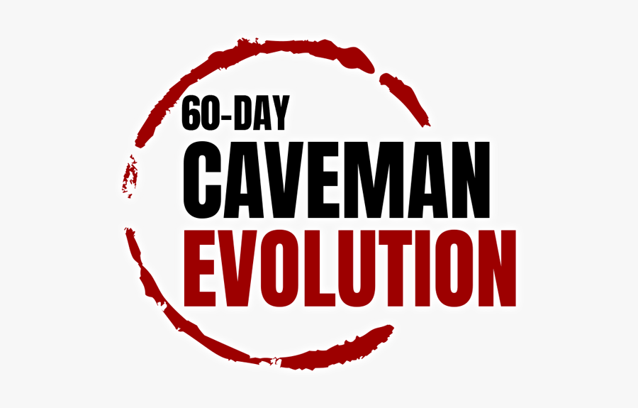 Clip Art Caveman Evolution - Graphic Design, Transparent Clipart