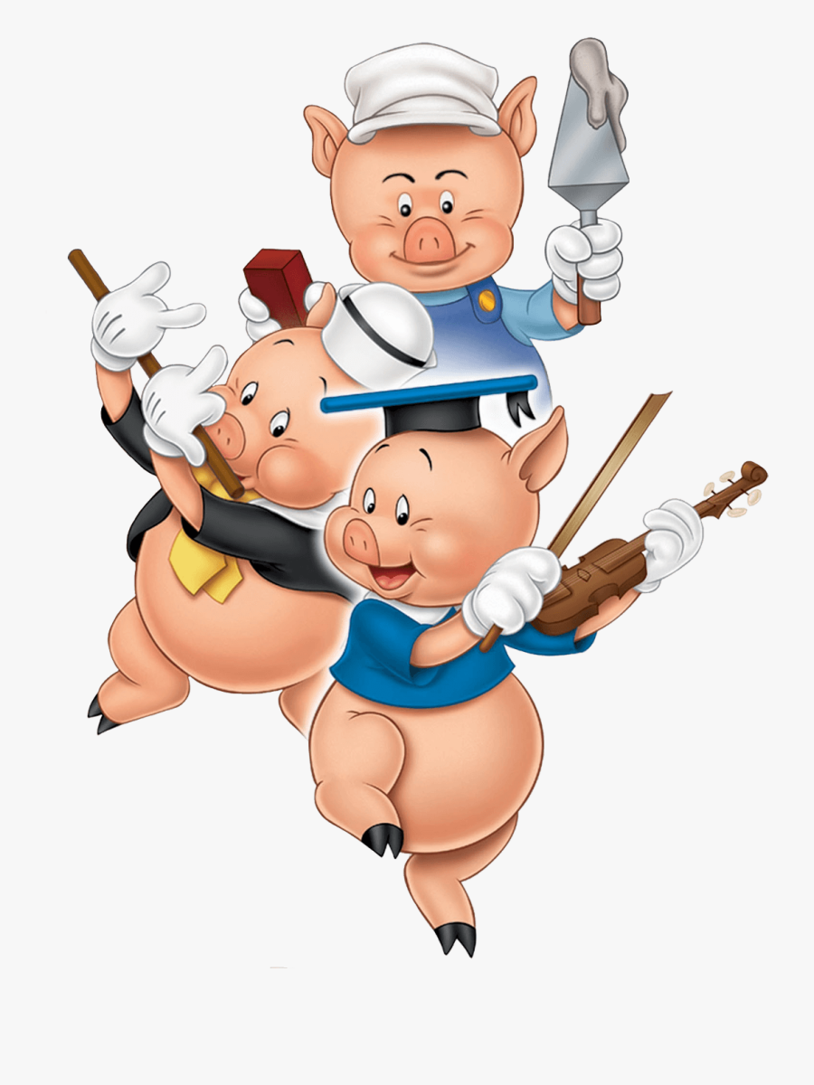 Three Little Pigs Clipart - Three Little Pigs Png, Transparent Clipart