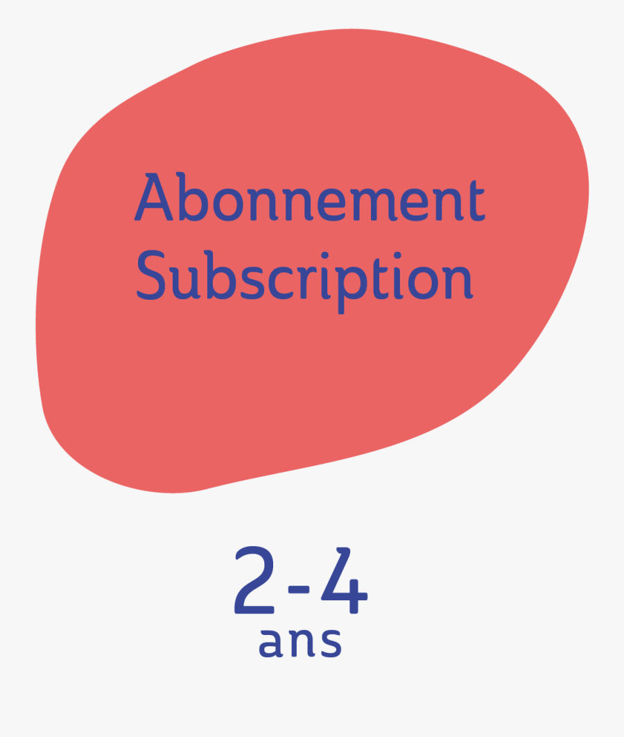 Image Of Abonnement / Subscription 2-4 - Oval, Transparent Clipart