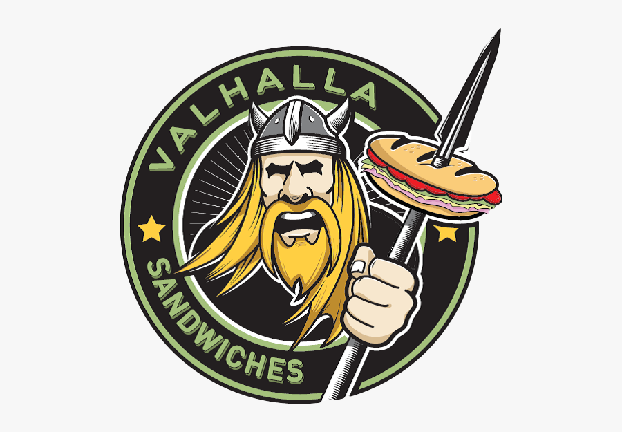 Valhalla Logo - Valhalla Sandwiches, Transparent Clipart