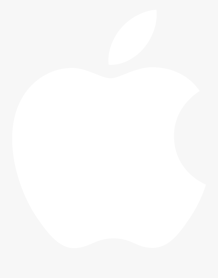 Apple Icon Png White, Transparent Clipart