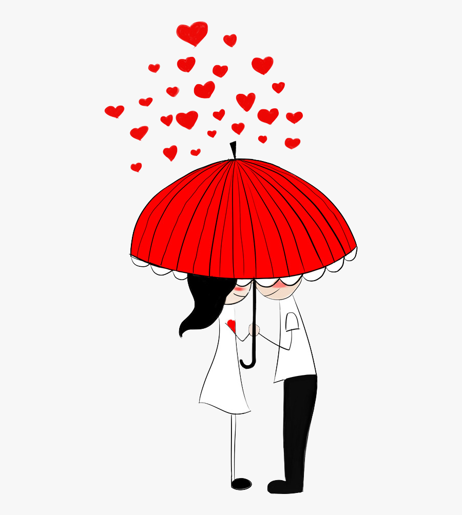 Romance Couple Romantic Illustration Free Frame Clipart - Romantic Love Couple Png, Transparent Clipart
