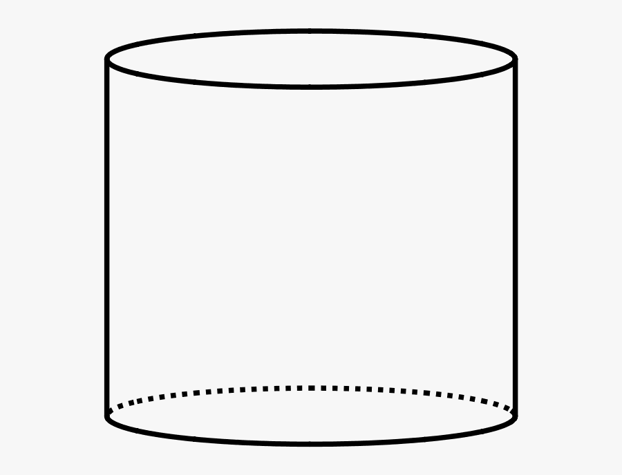 A Drawing Of A Cylinder - Open Cylinder Clipart, Transparent Clipart