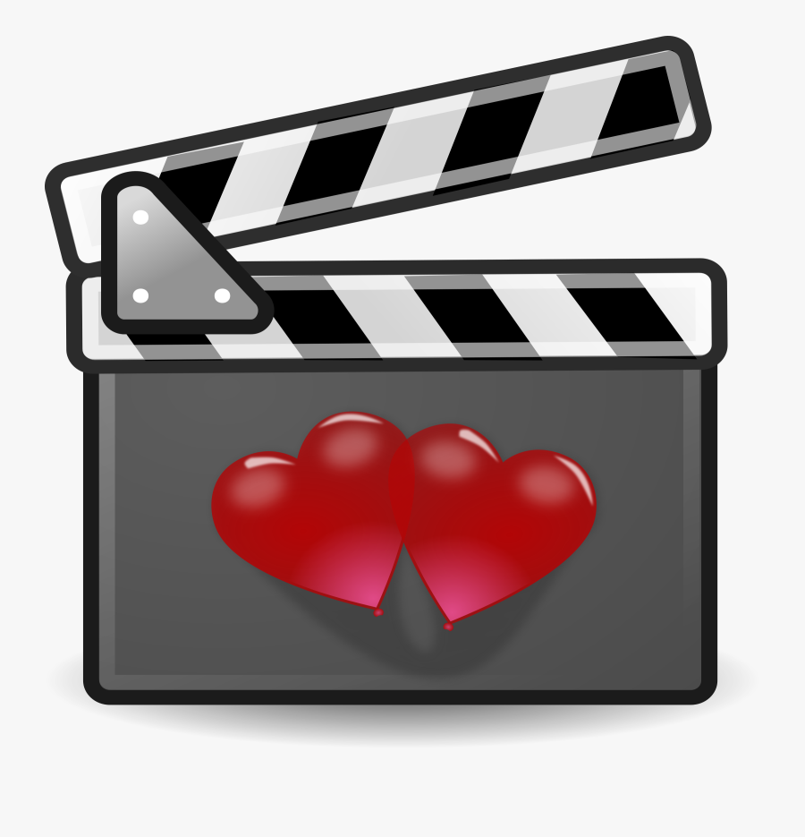 Movie Clipart Romantic Movie - Film Clipart Color, Transparent Clipart