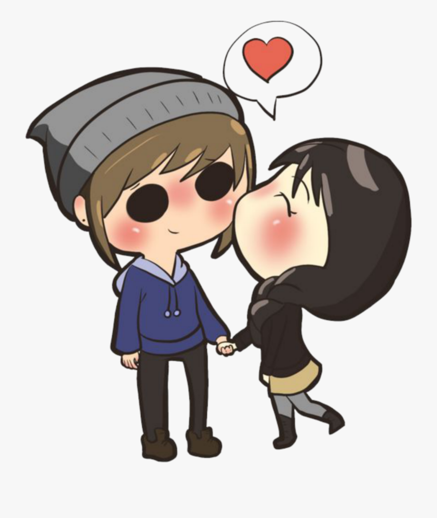 #mq #love #kiss #romance #couple - Ảnh Hoạt Hình Yêu Nhau Dễ Thương, Transparent Clipart