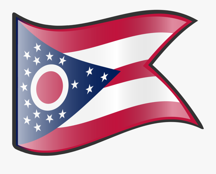 Nuvola Ohio Flag, Transparent Clipart