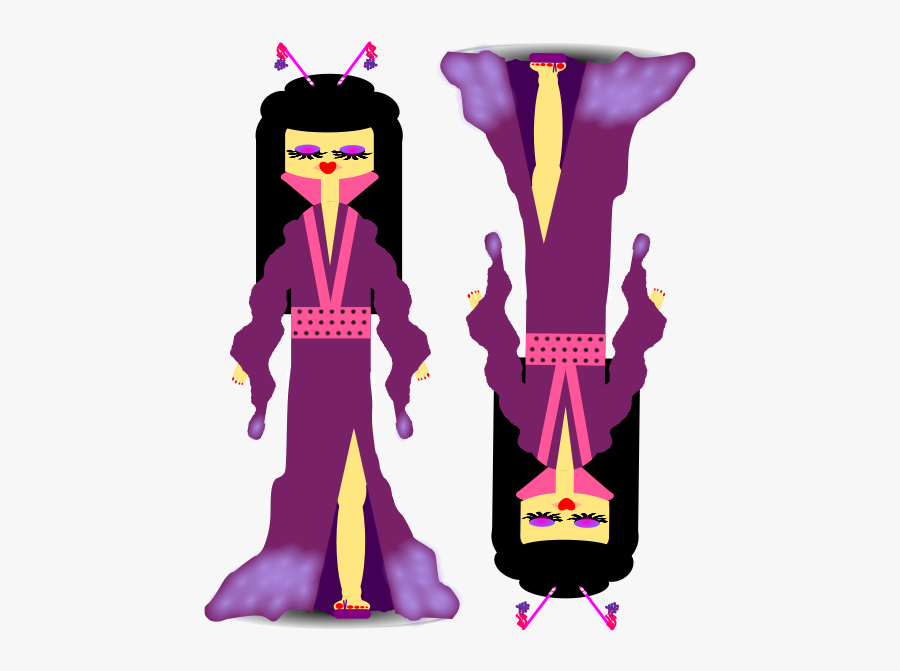 Two Women, One State - Illustration, Transparent Clipart