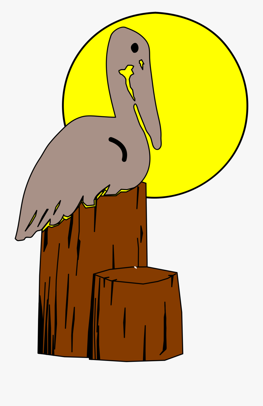 Clipart - Louisiana Birds Clip Art, Transparent Clipart