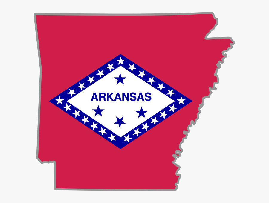 State Of Arkansas Transparent - Arkansas State Flag, Transparent Clipart